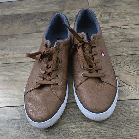 Tommy Hilfiger Men's Brown Casual Sneakers Size 11 1/2 - Picture 4 of 11